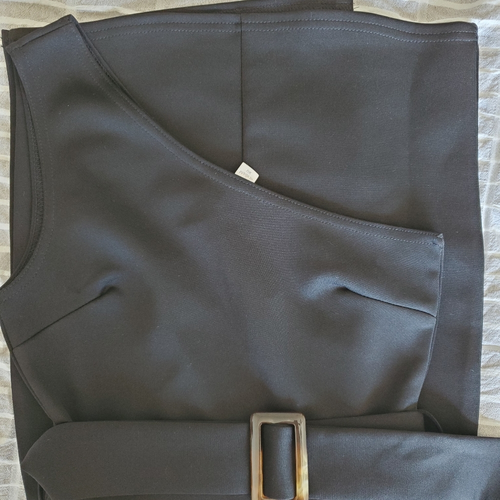 ASOS One Shoulder Wrap Mini Dress - Picture 4 of 7